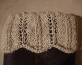 CHEVRON & LACE Boot Topper