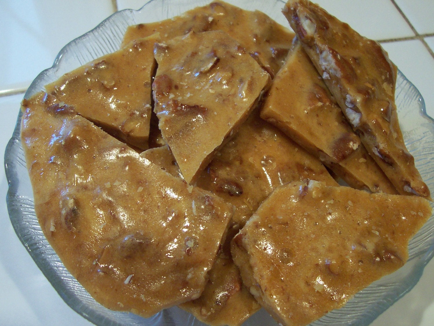 To Die For -Southern Pecan Brittle-Better than Pie- 1/2 pound.