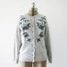 Vintage 1950's Wool and Cashmere Beaded Cardigan