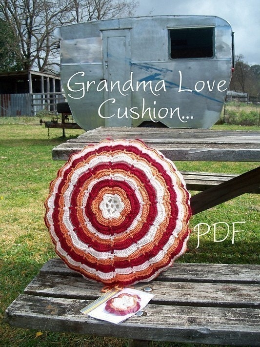 Grandma Love Cushion Pattern PDF
