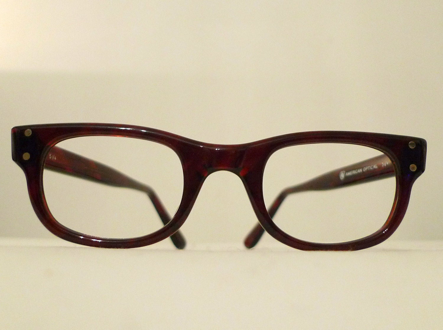 NOS American Optical Smaller Tortoise Shell Eyeglasses/ 40 - 20 / Mad Men / Wayfarer Style Sunglasses Frames