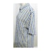 SALE Vintage Oxford Shirt/ Short Sleeves/ Mens Medium/ Golf Top / Blue Yellow Windowpane Plaid