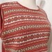 SALE Cotton Argyle Sweater Vest/ Vintage 1980s Cropped Top/ Medium // New Wave Nordic Pattern
