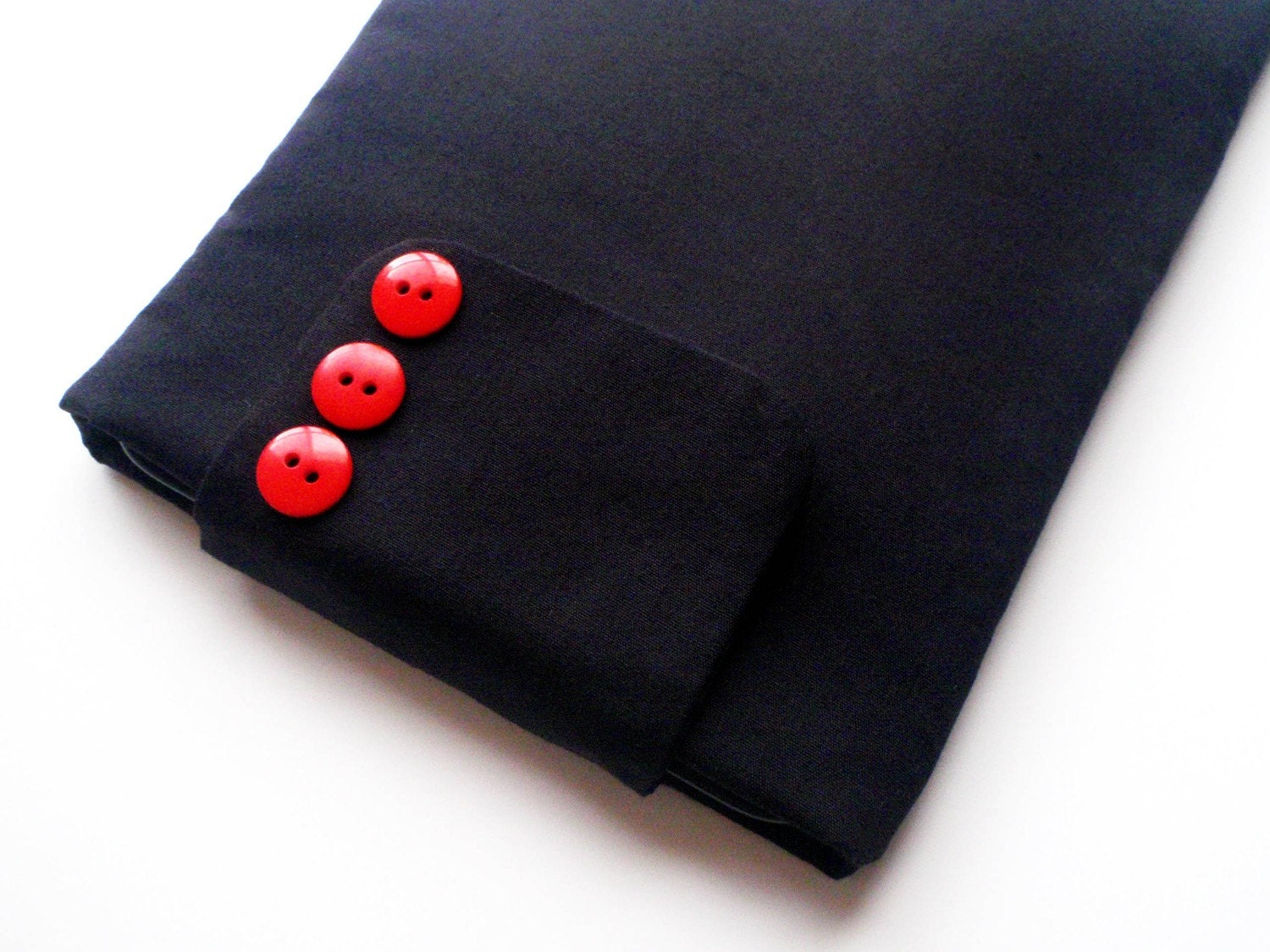 SALE - Kindle 3 Nook Kobo Water Resistant Padded Handmade Case-Sophisticated Black