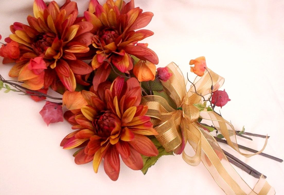 autum wedding flowers