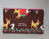 Bambi Zippered Pouch