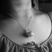 SALE SALE SALE - Worry Locket - peridot gemstones in star filigree sterling silver necklace