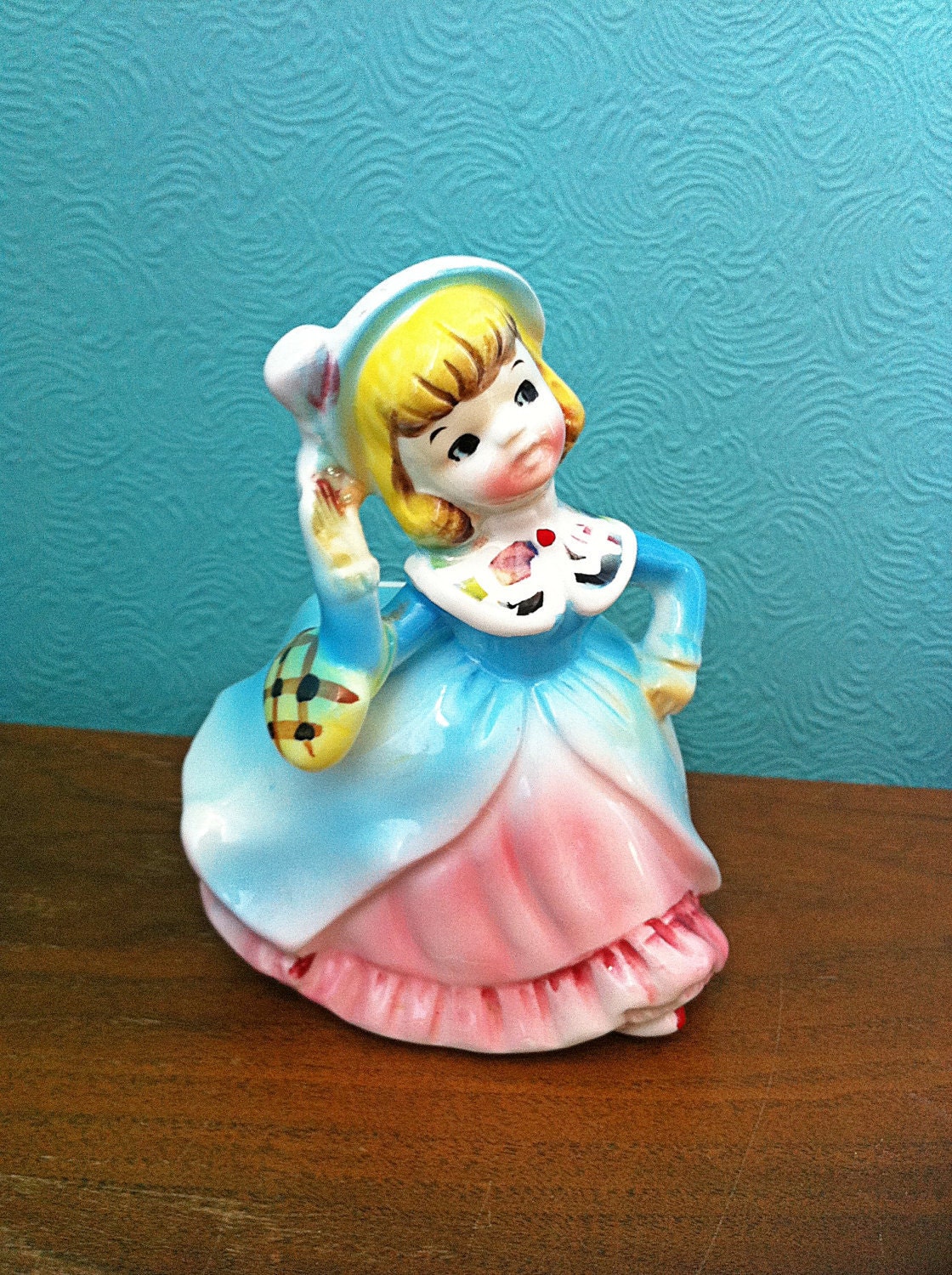 Vintage 1950s 1960s Sassy Little Girl Planter