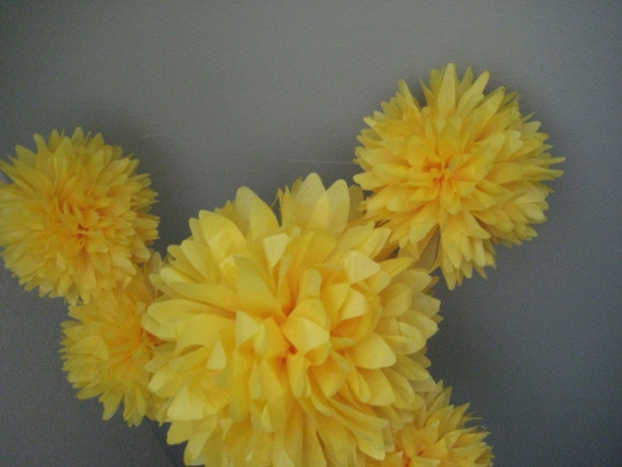 SALE - 6 Tissue Paper Pom Pom Kit - Pick Your Colors - Portland Original Il_570xn