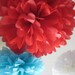 Circus Fever - 4 Tissue Paper Pom Poms Decoration DIY Kit - Fourth 4th of July