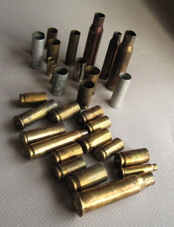 30 bullet shell casings Reclaimed for Steampunk