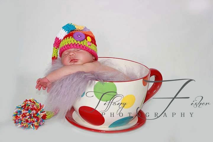 Infant Long Elf Hat - Photography Prop