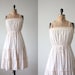 vintage 1970's garden party sundress