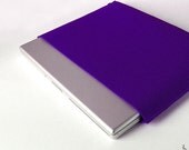 Macbook Pro or Mac book Air felt sleeve DEEP PURPLE PURIST original german felt