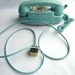 Turquoise Blue Rotary Princess Phone