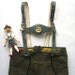 Vintage Children's Suede Leather Lederhosen
