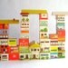 Set of Wooden House and Cityscape Blocks