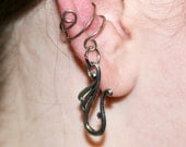 Silver Flourish Ear Cuff