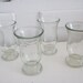 Vintage Juice Glasses "Set of 4" Rustic Farmhouse - Cottage Chic