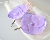 Pretty in Purple Hairpins - made to order