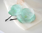 Minty Fresh. Hairpin Set by KimArt on Etsy (made to order)