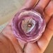 SALE Lilac - Pair of Flower Hairpins in Pink