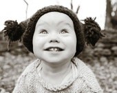 Quick and Easy Pom Pom Hat-PDF Knitting Pattern