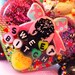 MATURE CONTENT Sweet BItch Bows and Lace Candy Sprinkle Resin Necklace