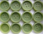30 Vintage Green Buttons