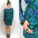 RESERVED for wordord--Miskabelle Vintage Redesign Black Floral Mini Dress