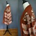 RESERVED 1970s Aztec Cardigan with Bell Sleeves / size small or medium