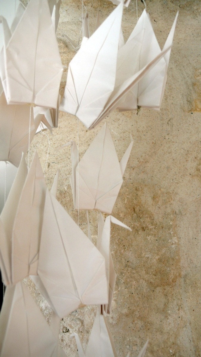 Origami Paper Crane Mobile