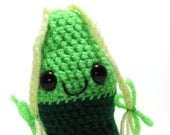 Asparagus Girl Stuffed Amigurumi Toy