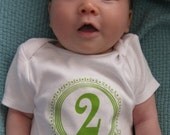 Squiggle Monthiversary Onesies - Months 1, 3, 6, 9, 12