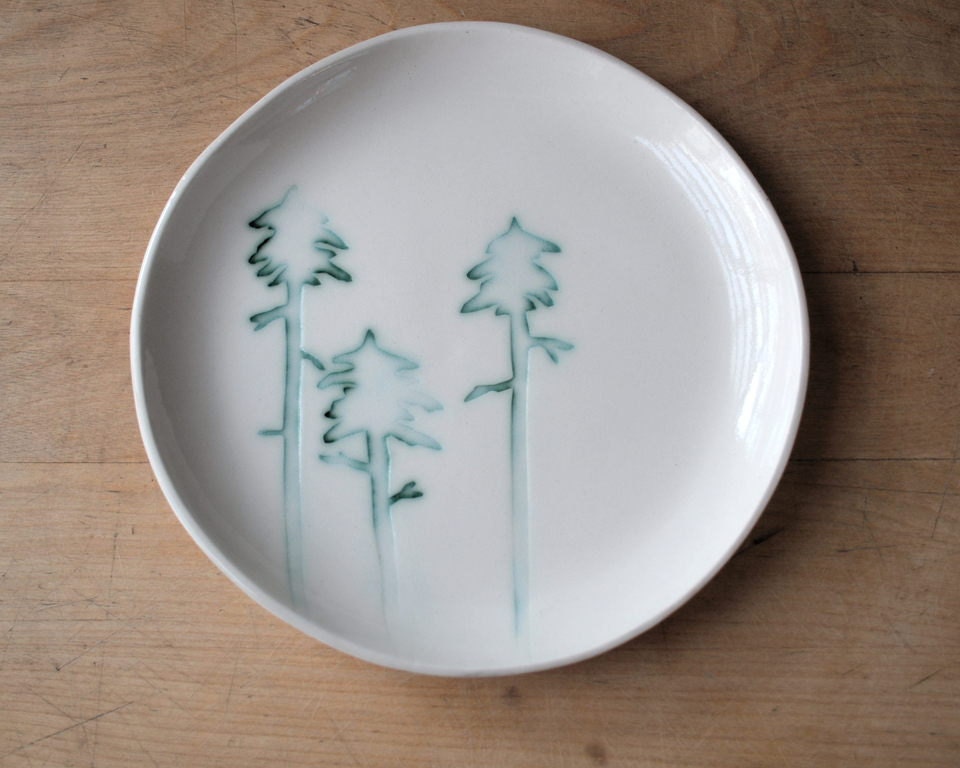 black spruce. lunch plate