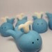 Water Spout Whales Set of 12- Cupcake Toppers