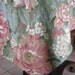 Vintage Tablecloth, Hydrangea Tablecloth Overlay, clearance sale