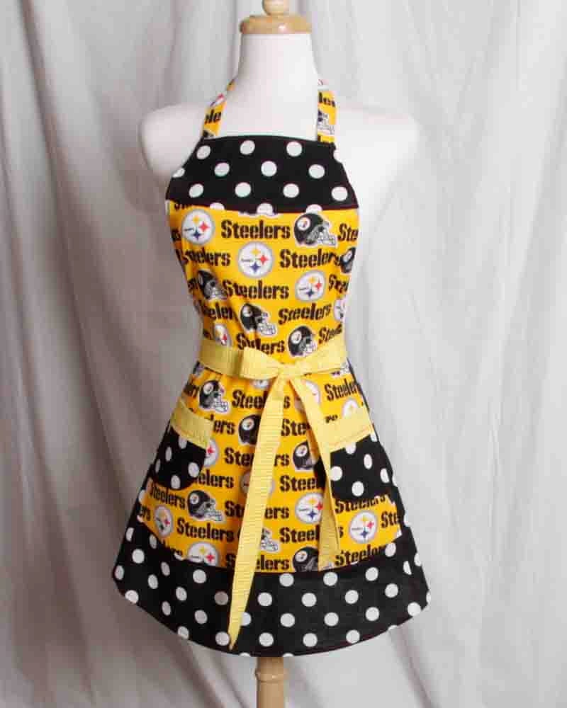 Black and Gold Apron, NFL Pittsburgh Steelers
