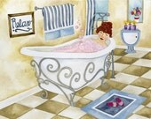 Art Print 8x10. Relax