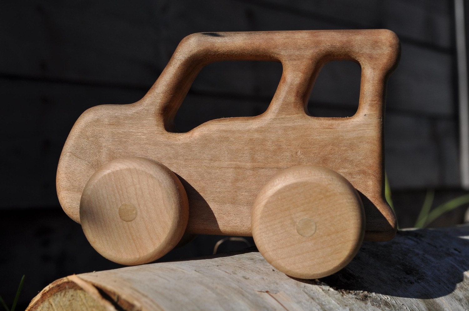 Wooden Push Car