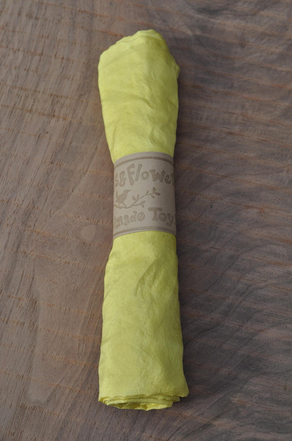 All Natural Plant Dyed Playsilk- Sunshine