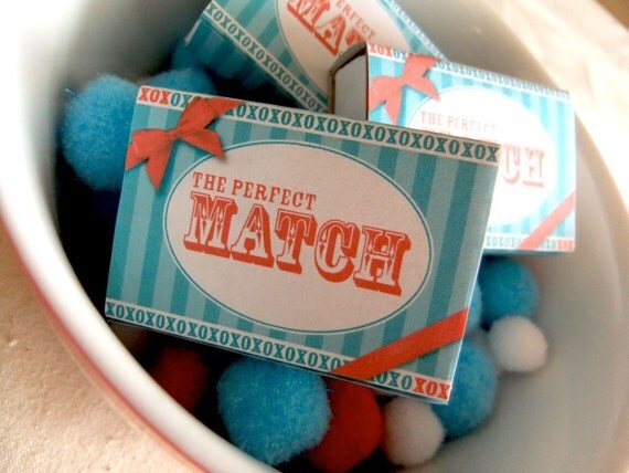 DIY Perfect Match Matchbox Cover Template (PDF)