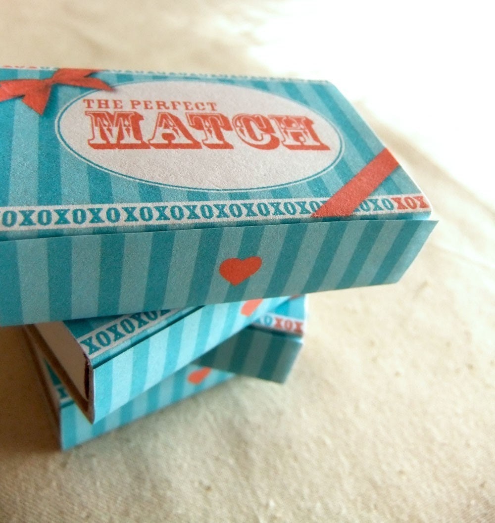 DIY Perfect Match Matchbox Cover Template (PDF)