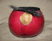 Gourd Art Horsehair and Seed Pod