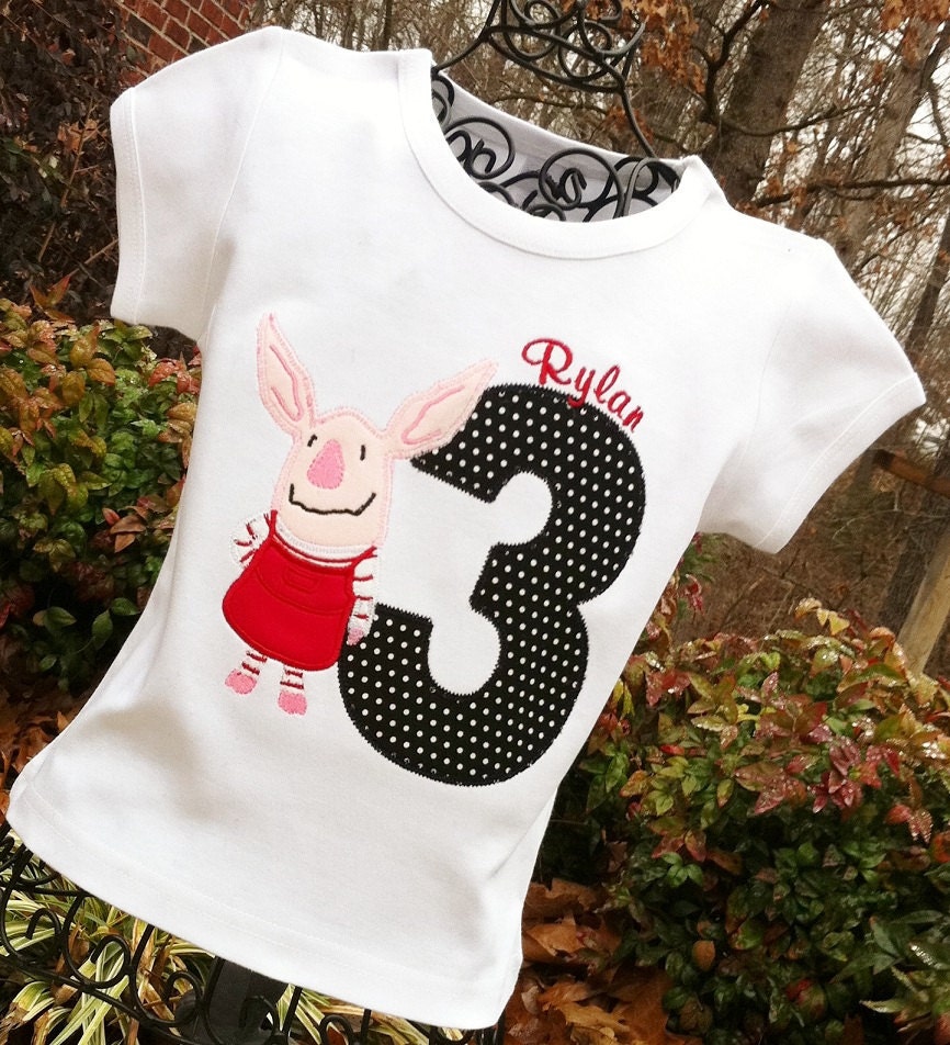 Girls Olivia the PIg Birthday Tee