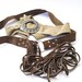 vintage suede leather belts