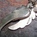 silver wings pendant, petite: black bird singing in the dead of night