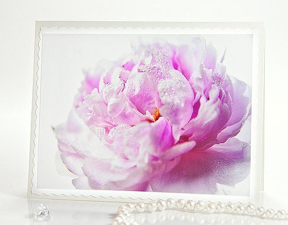 Mothers day cards pink pastel peony photo note card white blank greeting card Easter wedding birthday ivory minimalism, rusteam, tbteam, oht
