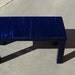 Contemporary Coffee Table - Blueberry Blue