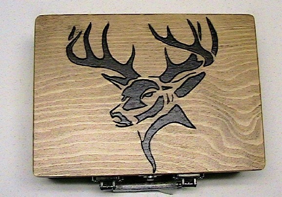 Wood Burned Deer